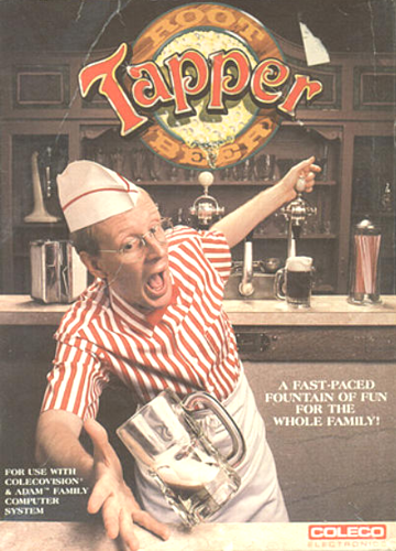 Root Beer Tapper box art for Colecovision